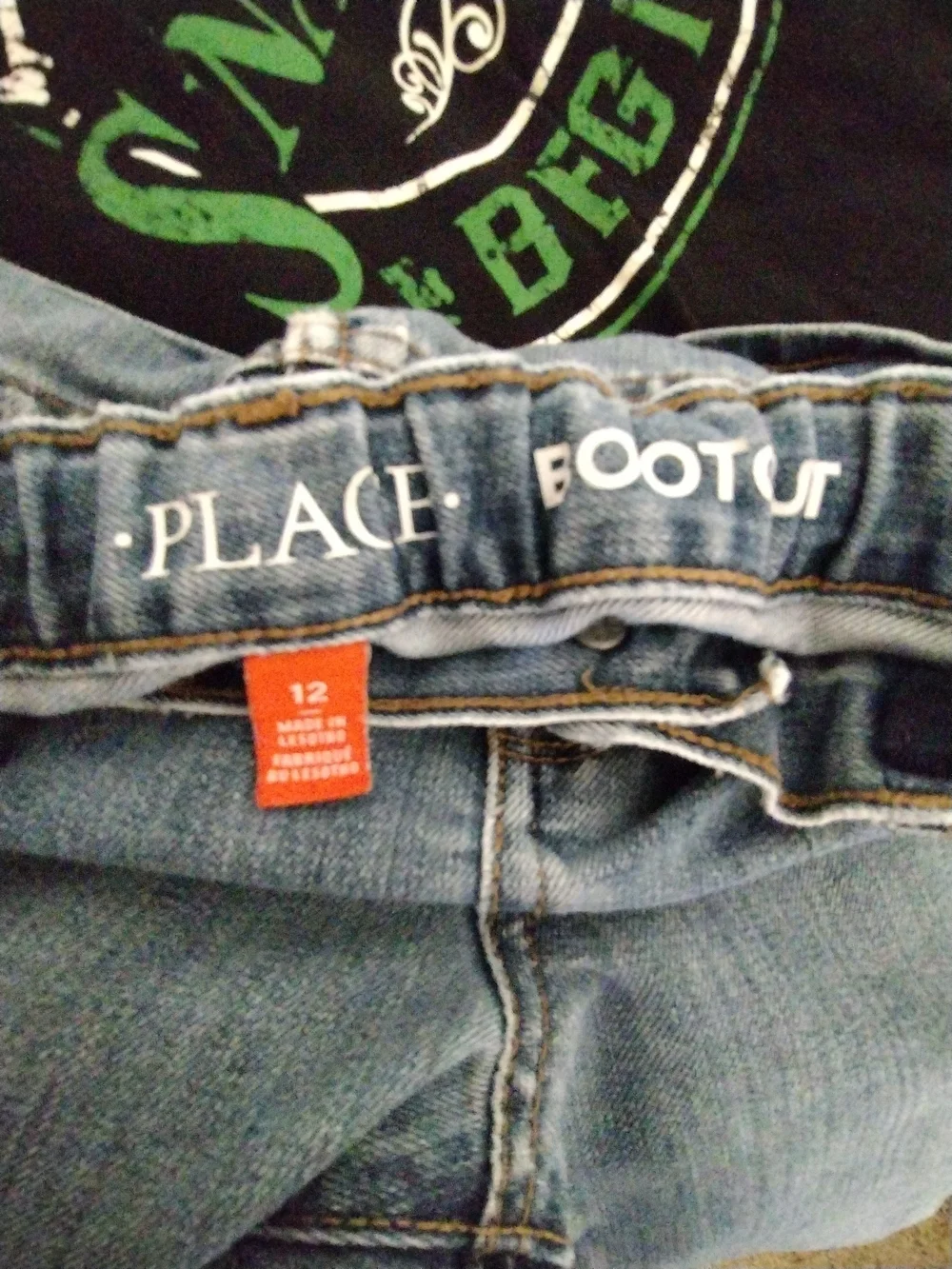 The Children's Place Light Blue Kids Ripped Jeans